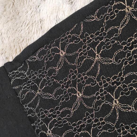 BeBop Black/gold Lace Ponte Leggings Size S NWOT - Picture 7 of 9